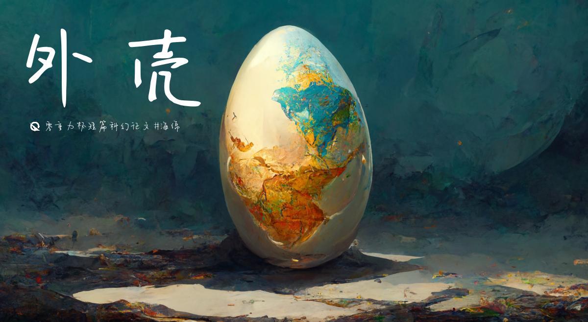 海报由AI（Midjourney）绘制 | Prompts: the world in an egg